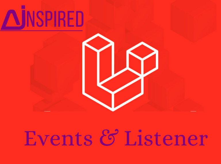 Events and listener in laravel